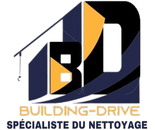 Logo building drive entreprise de nettoyage