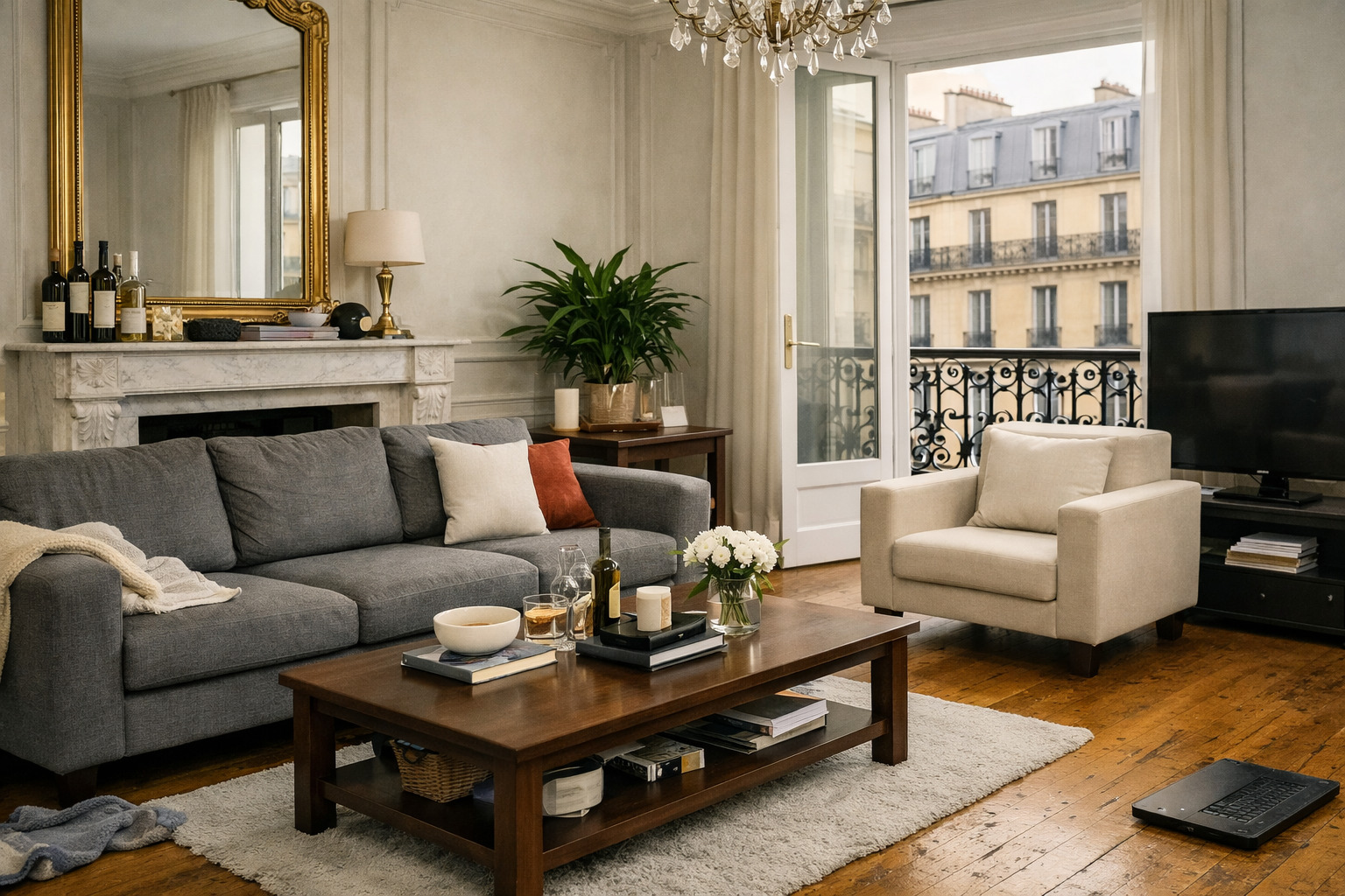 Salon après nettoyage