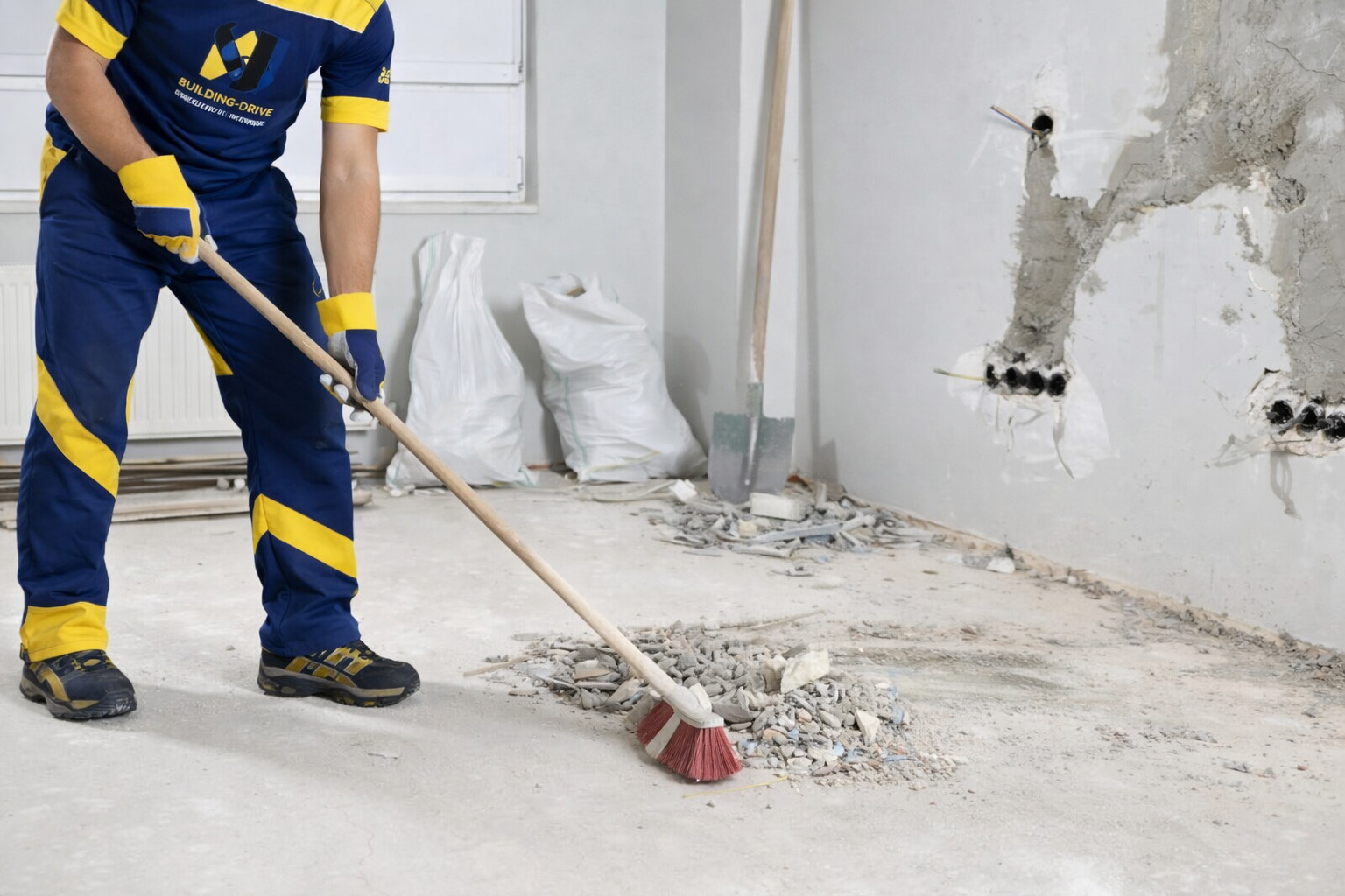 Nettoyage après chantier